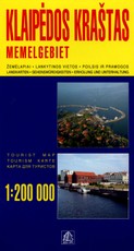 Klaipėdos kraštas. Žemėlapiai, lankytinos vietos, poilsis ir pramogos. M 1:200 000