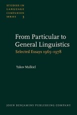 From Particular to General Linguistics