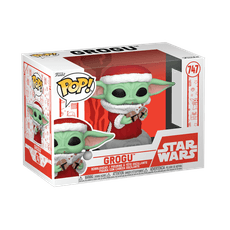 FUNKO POP! Vinilinė figūrėlė: Star Wars: The Mandalorian -  Holiday Grogu (The Child)