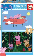 2 dėlionės (puzzle) 2x16 PEPPA PIG 3+