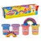 PLAY-DOH Blizgaus plastilino rinkinys, 4 vnt.