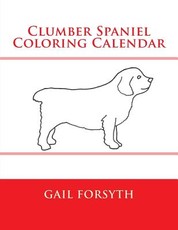 Clumber Spaniel Coloring Calendar