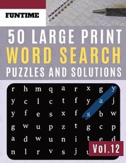 50 Large Print Word Search Puzzles and Solutions