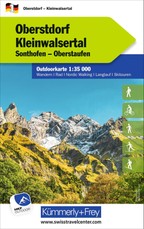 Kümmerly+Frey Outdoorkarte Deutschland 1 Oberstdorf, Kleinwalsertal 1:35.000