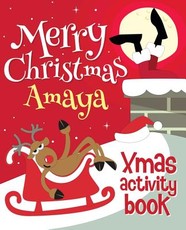 Merry Christmas Amaya - Xmas Activity Book