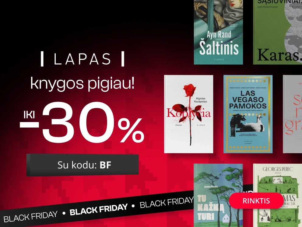 Leidyklos LAPAS knygoms iki -30% extra nuolaidos!