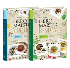 Gero maisto dienoraštis. Pavasaris +  Gero maisto dienoraštis. Žiema. Geros savijautos receptai kiekvienai dienai