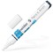 Žymeklis akrilinis Paint-lt 320 4mm baltas