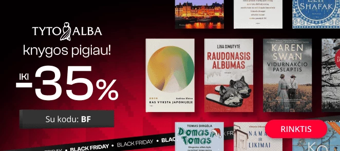 Leidyklos TYTO ALBA knygoms iki -35% extra nuolaidos!