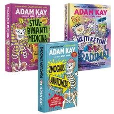 Adam Kay 3 knygų rinkinys: Žmogaus anatomija + Stulbinanti medicina + Neįtikėtini išradimai Adam Kay 3 knygų rinkinys: Žmogaus anatomija + Stulbinanti medicina + Neįtikėtini išradimai