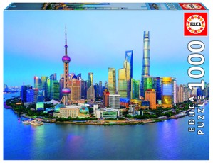 Dėlionė (puzzle) 1000 SHANGHAI al ATARDECER 10-99metų