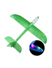 Lėktuvas iš putplasčio su šviesos efektais, 48 cm
