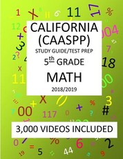 3rd Grade CALIFORNIA CAASPP, 2019 MATH, Test Prep