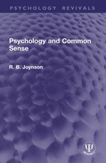 Psychology and Common Sense