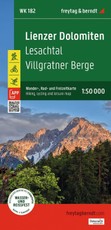 freytag & berndt Wanderkarte WK 182 Lienzer Dolomiten, Lesachtal - Villgratner Berge 1:50.000