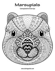 Marsupials Coloring Book for Grown-Ups 1