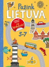 Pažink Lietuvą: veiklos knyga su lipdukais!