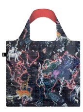 LOQI pirkinių krepšys „KRISTJANA S WILLIAMS INTERIORS World Map Bag“
