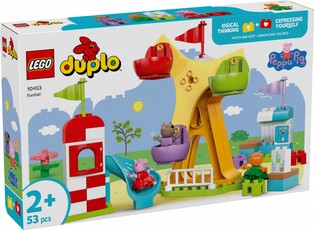 DUPLO kaladėlės Peppa Piga 10453 Linksmųjų miestelių rinkinys
