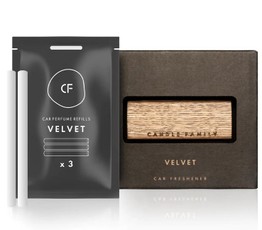 Ąžuolinis automobilio kvapo laikiklis į groteles su papildymu SENSO