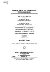 Preparing for the 2020 census