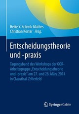 Entscheidungstheorie Und -Praxis
