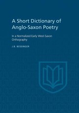 A Short Dictionary of Anglo-Saxon Poetry