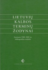 Lietuvių kalbos terminų žodynai
