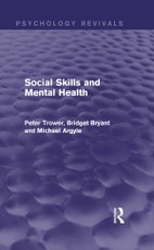 Social Skills and Mental Health (Psychology Revivals)