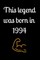 This legend was born in 1994