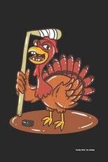 Turkey With Ice Hockey