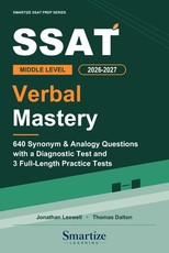 SSAT Middle Level Verbal Mastery