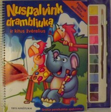 Nuspalvink drambliuką ir kitus žvėrelius