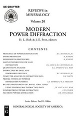 Modern Powder Diffraction