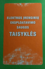 Elektros įrenginių eksploatavimo saugos taisyklės