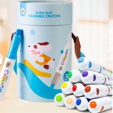 Nuplaunamos šilkinės kreidelės JARMELO, 12 vnt.