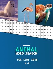 Animal word search for kids ages 4-8
