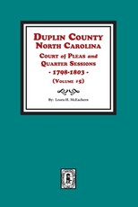Duplin County, North Carolina Court of Pleas and Quarter Sessions, 1798-1803. Volume #5