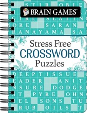 Brain Games - To Go - Stress Free: Crossword Puzzles (Teal)