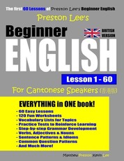 Preston Lee's Beginner English Lesson 1 - 60 For Cantonese Speakers (British Version)