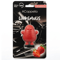 Silikoninis automobilio kvapas ACappella „Linksmulis“ Strawberry