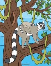 African Animals Coloring Book 1, 2 & 3