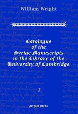 Catalogue of the Syriac Manuscripts in the Library of the U. of Cambridge