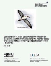 Compendium of Avian Occurance Information for the Continental Shelf Waters along the Atlantic Coast of the Untied States