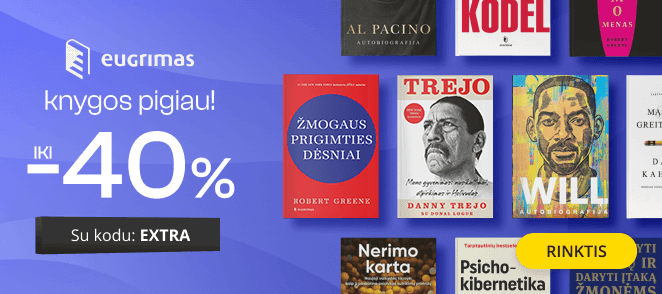 LEIDYKLOS EUGRIMAS KNYGOS - extra nuolaidos iki -40%!
