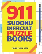 911 Sudoku Difficult Puzzle Books