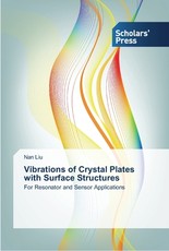 Vibrations of Crystal Plates with Surface Structures