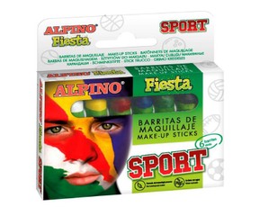 Kreidutės grimui ALPINO Fiesta SPORT 6sp x 5g