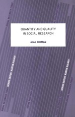 Quantity and Quality in Social Research