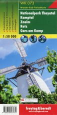 Nationalpark Thayatal - Znaim - Retz - Gars am Kamp 1 : 50 000